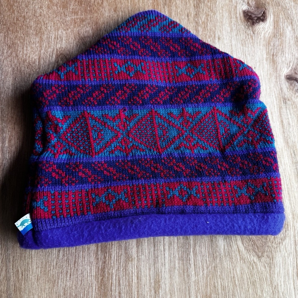 Vintage Turtle Fur x POPPY GALL Wool Beanie Made in USA Winter Ski Hat - Picture 3 of 6